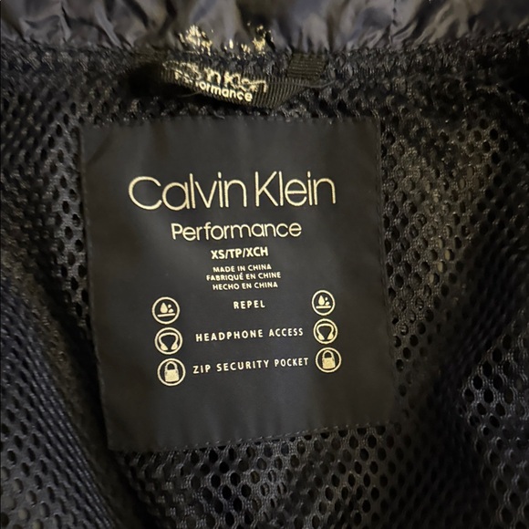 Calvin Klein Performance Jacket,  Navy ,Hooded Jacket, Sz XS - Picture 8 of 11